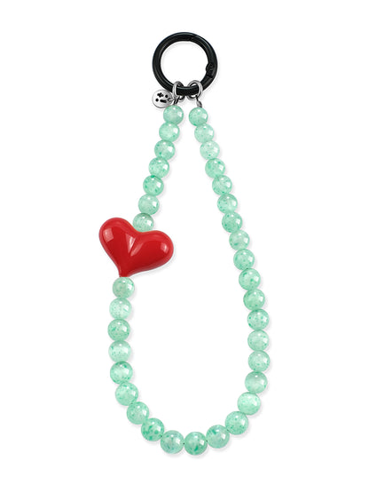 red, green phone strap – Jade Crush Phone Strap – Strappy Club