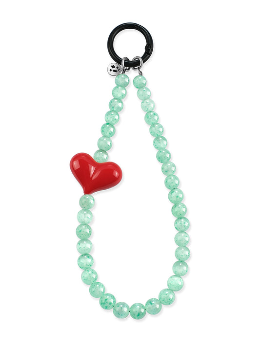 red, green phone strap – Jade Crush Phone Strap – Strappy Club