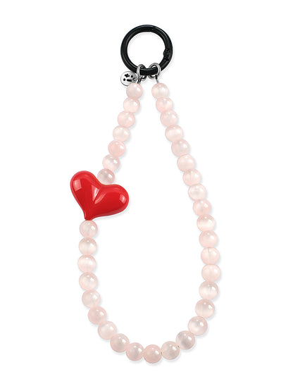 pink, red phone strap – Blush Glow Phone Strap – Strappy Club