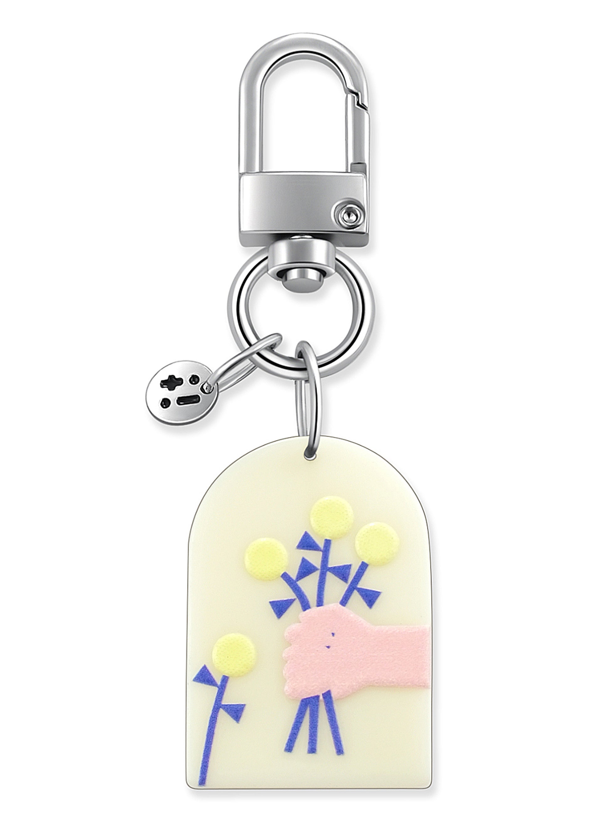 floral bag charm – Happy Field Bag Charm – Strappy Club