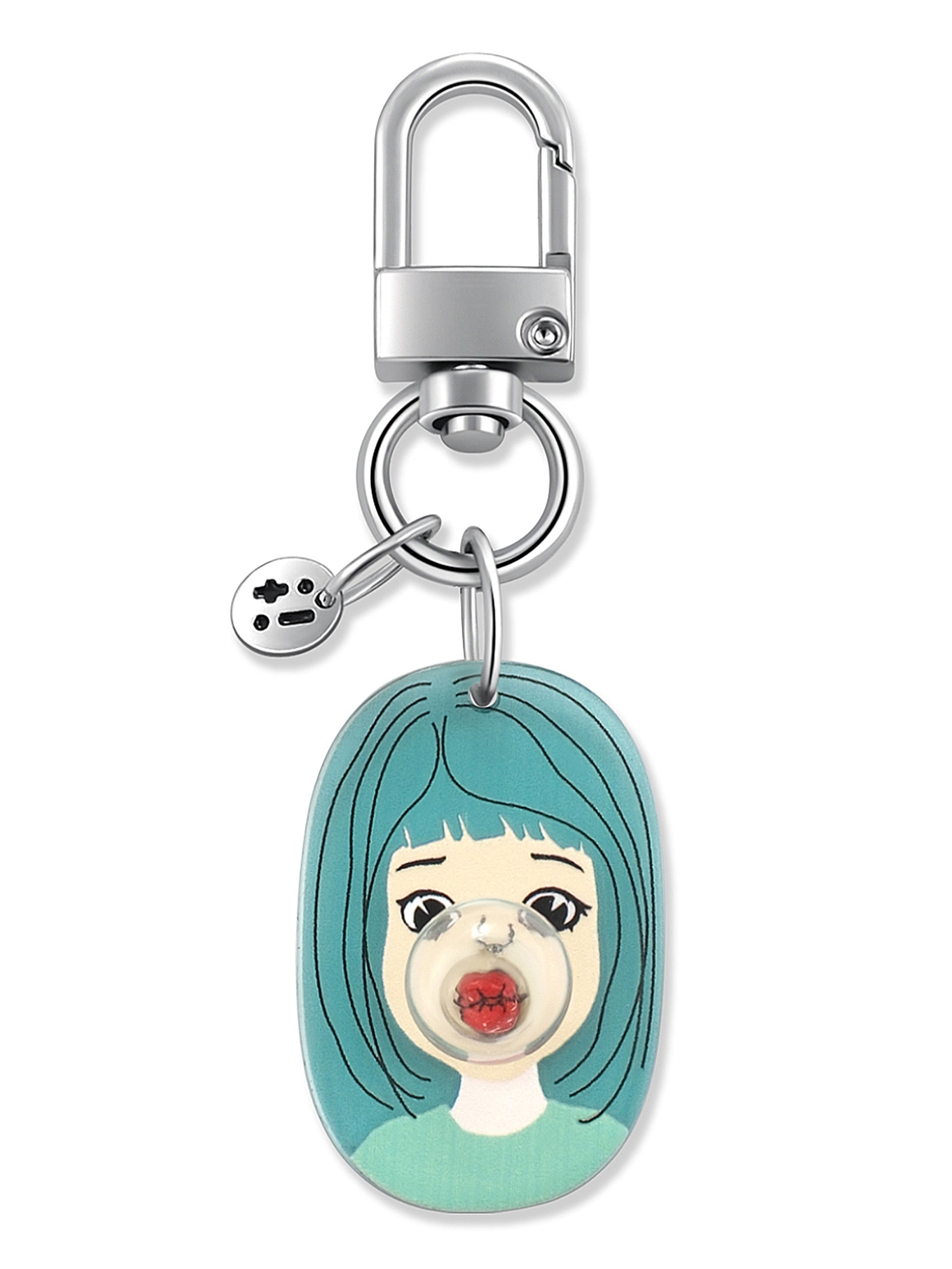 green bag charm – Mint Pop Bag Charm – Strappy Club