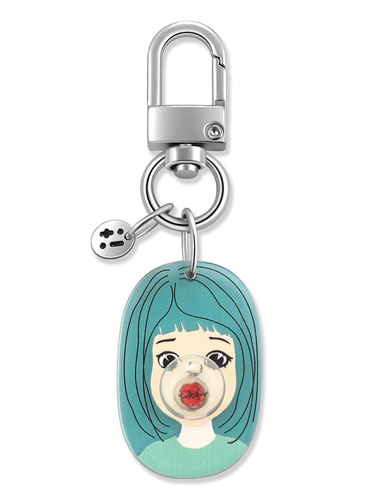 green bag charm – Mint Pop Bag Charm – Strappy Club