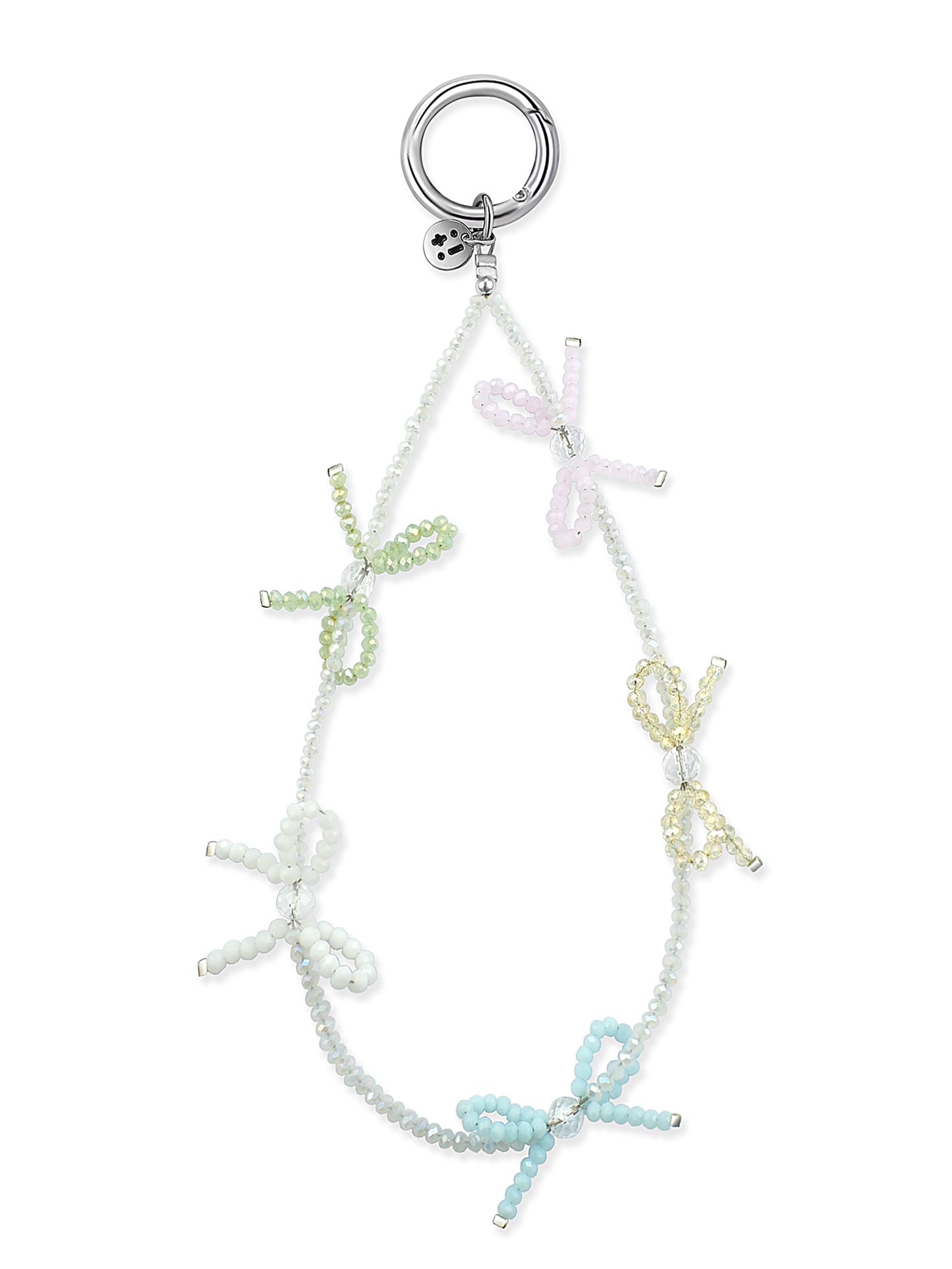 clear Clear Quartz phone strap – Sugar Ribbons Phone Strap – Strappy Club