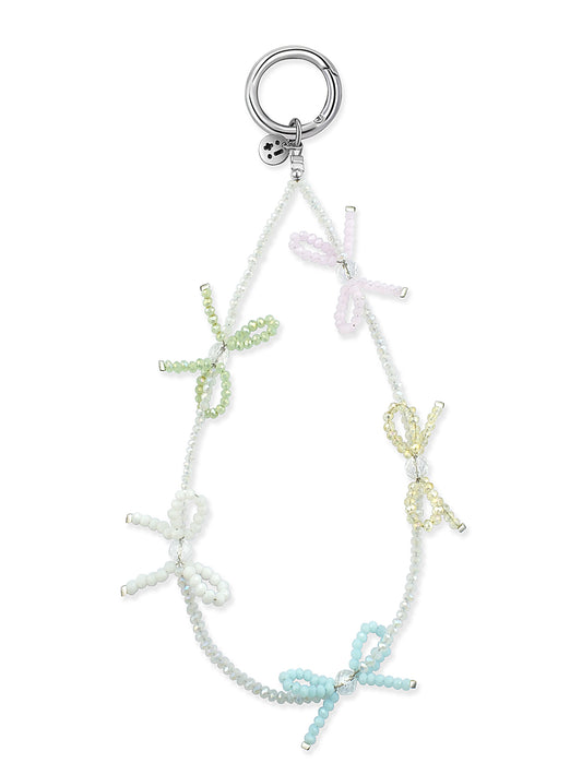 clear Clear Quartz phone strap – Sugar Ribbons Phone Strap – Strappy Club