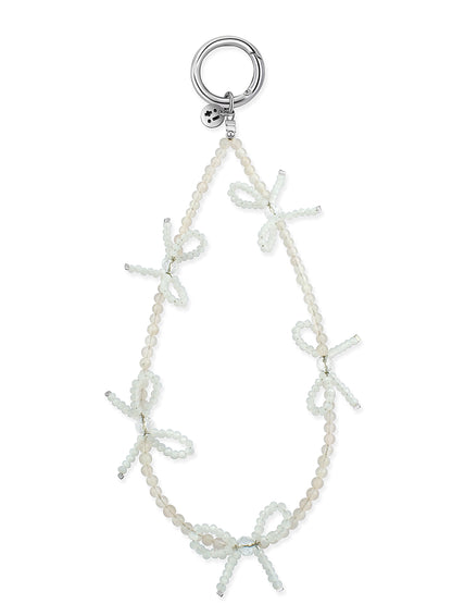 pink Rose Quartz phone strap – Rosy Belle Phone Strap – Strappy Club