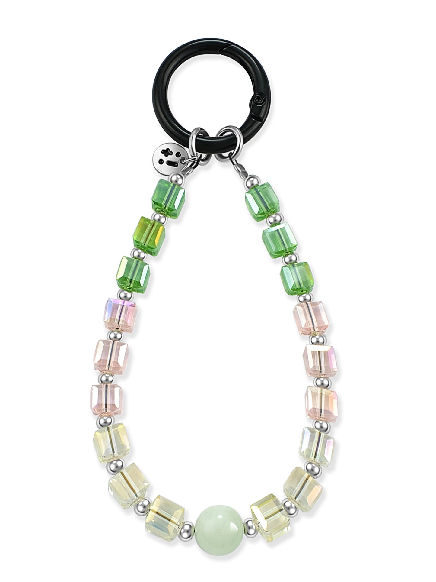 green Green Calcite wristlet strap – Pastel Picnic Wristlet Strap – Strappy Club