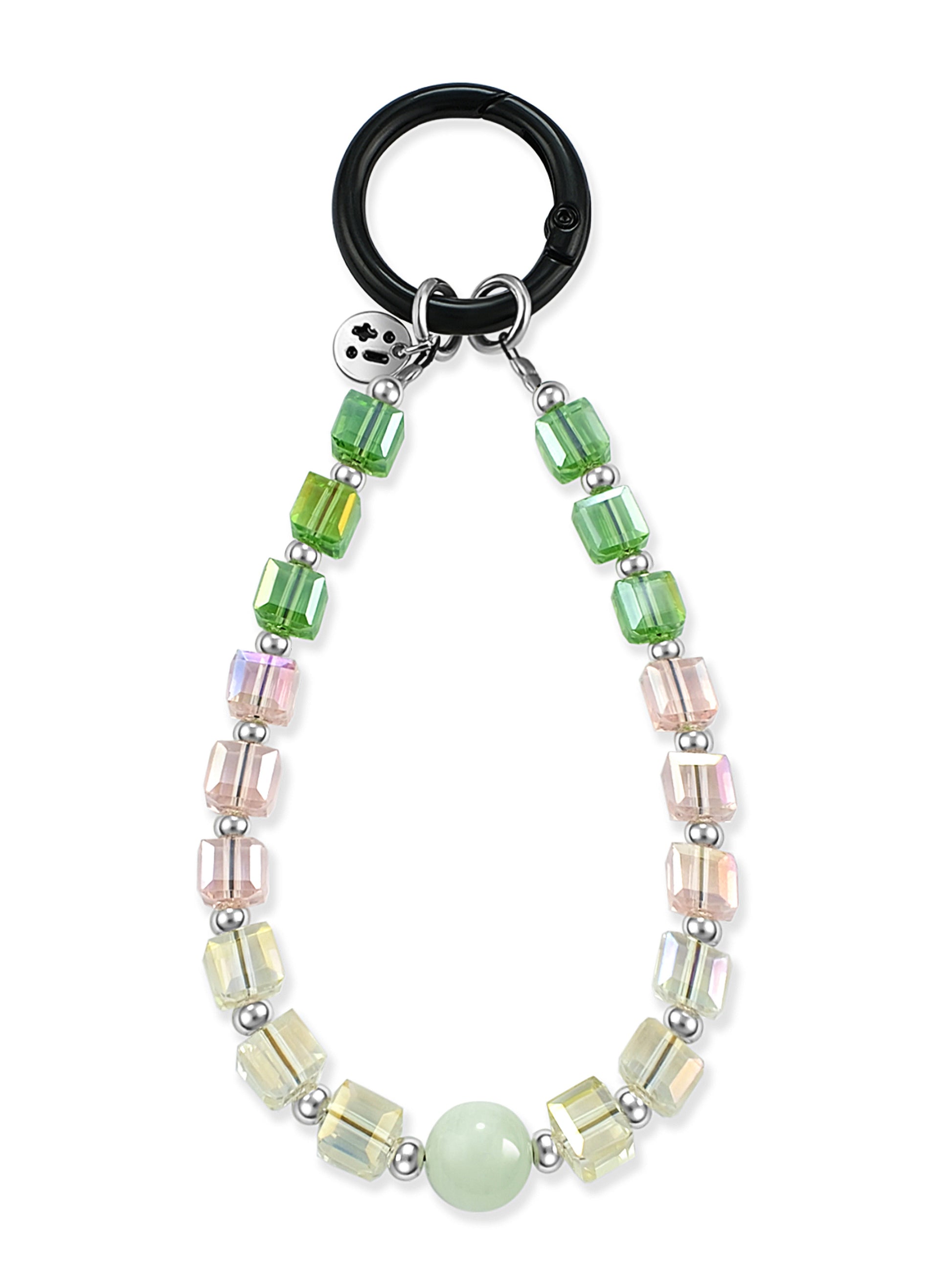 green Green Calcite wristlet strap – Pastel Picnic Wristlet Strap – Strappy Club