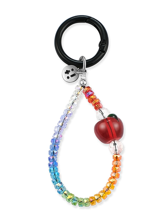 multicolor Everyday Charm Clear Quartz wristlet strap – Candy Apply Pop Wristlet Strap – Strappy Club
