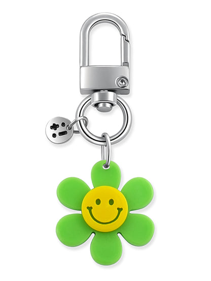green bag charm – Green Flower Bag Charm – Strappy Club