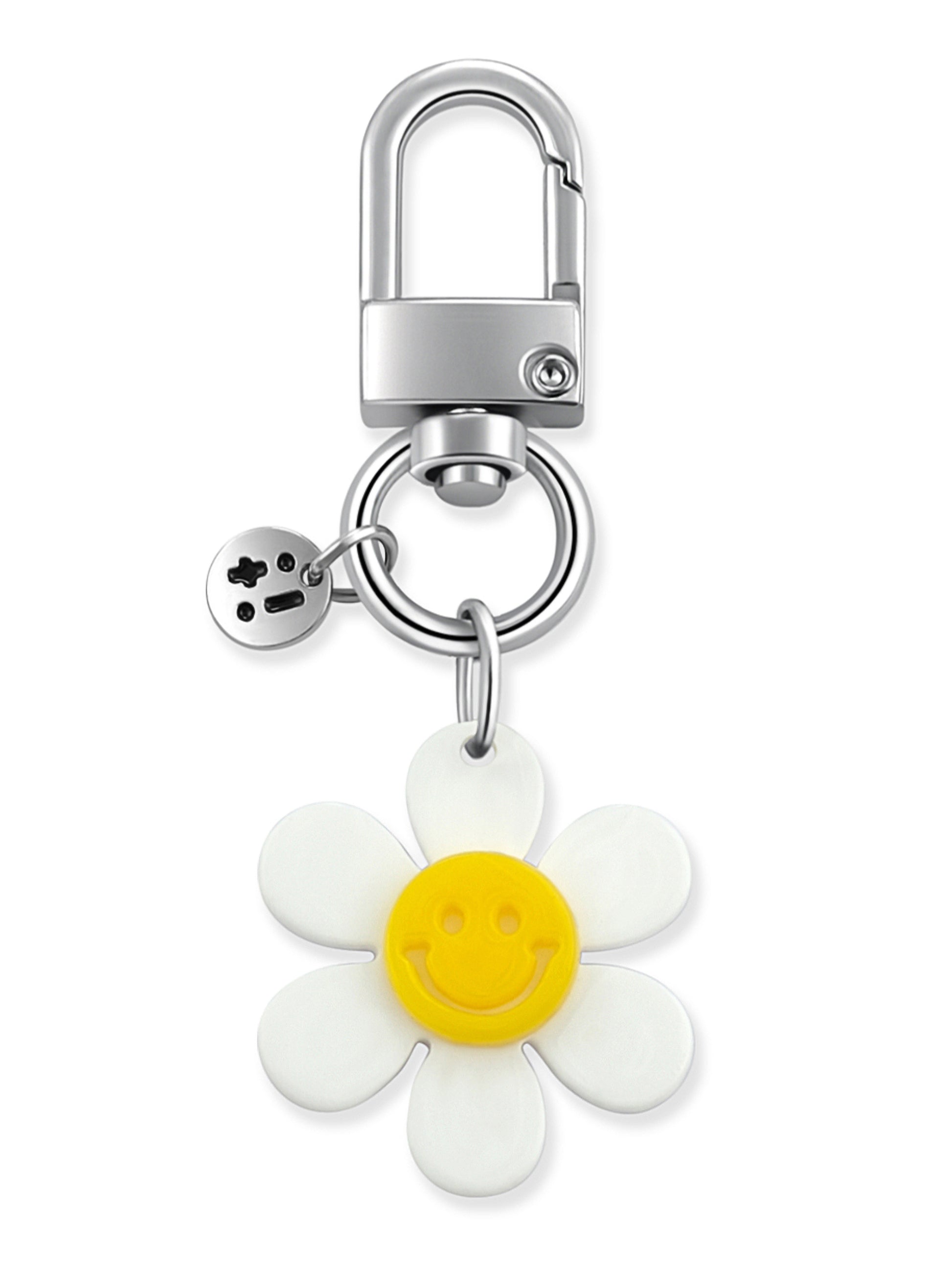 white, floral bag charm – Angelcore Bag Charm – Strappy Club