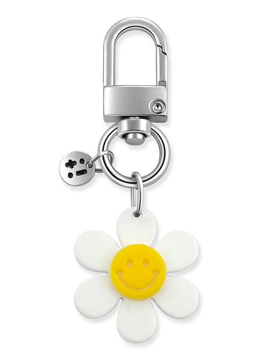 white, floral bag charm – Angelcore Bag Charm – Strappy Club