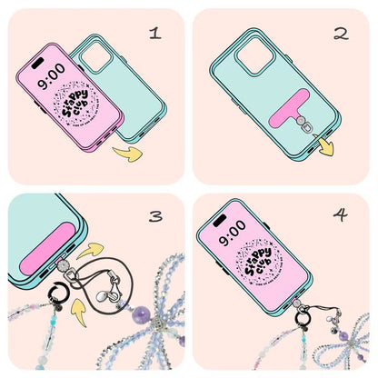 red, green phone strap – Jade Crush Phone Strap – Strappy Club