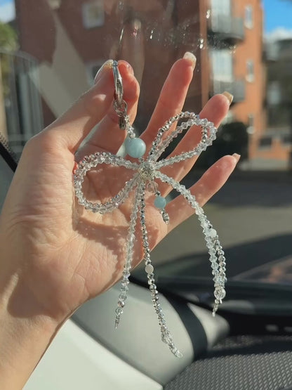 Baby Blue Bliss Ribbon Charm